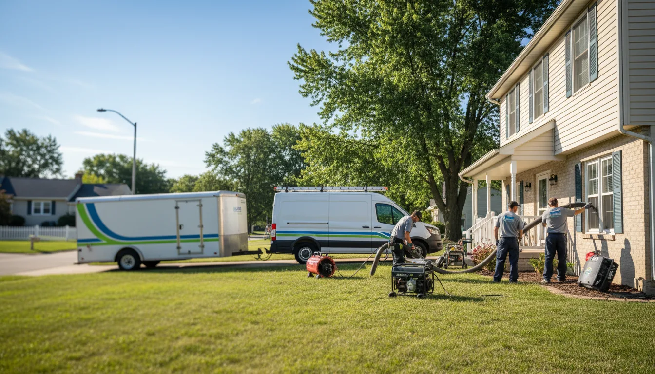 Flooded Basement Restoration And Cleanup With Repair in Courtland, KS near me